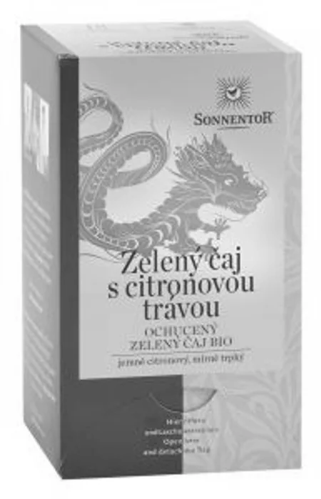 Sonnentor Čaj Zelený s citrónovou trávou 18x1,2 g Bio